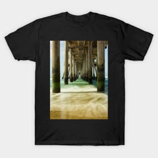 The Not-So-Dark Underbelly of Huntington Beach Pier T-Shirt